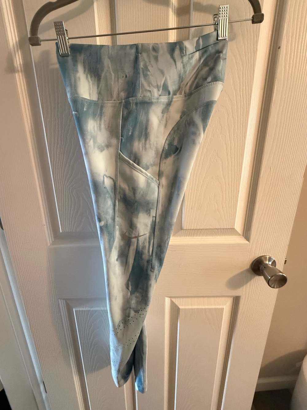 Nike Epic Luxe Dri-FIT Mid-Rise 7/8 Running Leggings Blue Size S